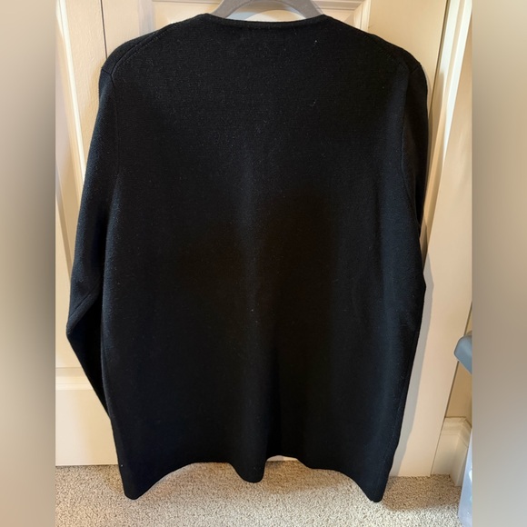 J Crew Giselle Sweater Blazer Black Medium NWT - Picture 3 of 5